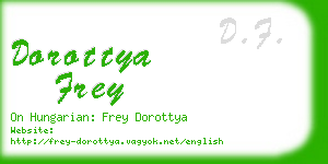 dorottya frey business card